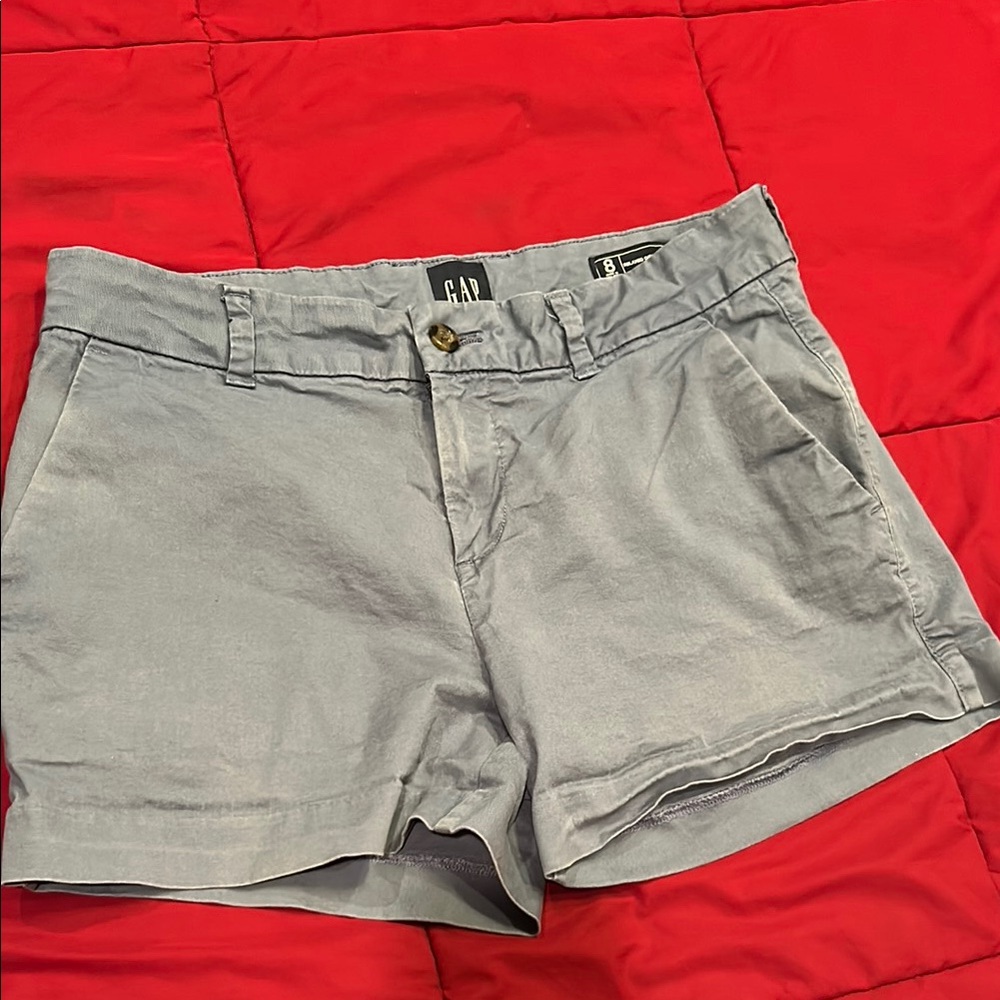 GAP Women's Soft Blue Casual Shorts